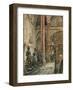 Inside of the Cathedral Hofkirche in Innsbruck-Rudolph von Alt-Framed Collectable Print