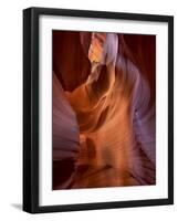 Inside of the of Narrow, Slot Canyons That Make Up Antelope Canyon Outside of Page, Az.-Ryan Wright-Framed Photographic Print