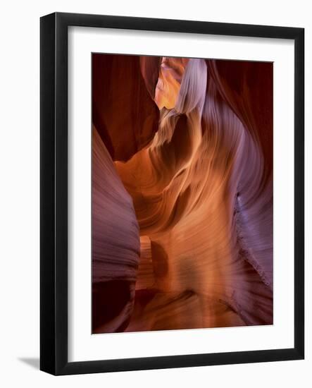 Inside of the of Narrow, Slot Canyons That Make Up Antelope Canyon Outside of Page, Az.-Ryan Wright-Framed Photographic Print