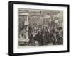 Inside Paris, the Horseflesh Market in the Halles Centrales-null-Framed Giclee Print