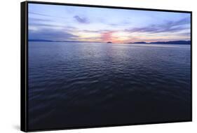 Inside Passage near Texada Island, Georgia Strait, British Columbia, Canada-Stuart Westmorland-Framed Stretched Canvas