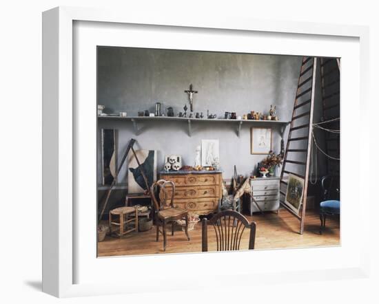 Inside Paul Cezanne's Workshop (1839-1906), Aix-En-Provence, Provence-Alpes-Cote D'Azur, France-null-Framed Giclee Print