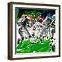 "Inside Pro Football," September 21, 1968-Paul Calle-Framed Giclee Print