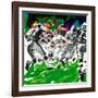 "Inside Pro Football," September 21, 1968-Paul Calle-Framed Giclee Print