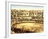 Inside the Amphitheatre at Nîmes, 1890-1900-null-Framed Photographic Print