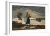 Inside the Bar, 1883 (W/C and Graphite on Paper)-Winslow Homer-Framed Giclee Print