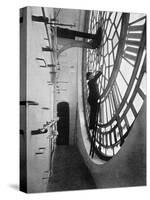 Inside the Clock Face of Big Ben, Palace of Westminster, London, C1905-null-Stretched Canvas