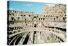 Inside the Colosseum, Rome, Italy-null-Stretched Canvas