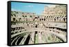 Inside the Colosseum, Rome, Italy-null-Framed Stretched Canvas