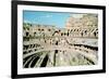 Inside the Colosseum, Rome, Italy-null-Framed Photographic Print