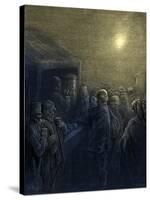 Inside the Docks by Gustave Doré-Gustave Dore-Stretched Canvas