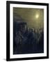 Inside the Docks by Gustave Doré-Gustave Dore-Framed Giclee Print