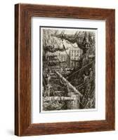 Inside the Docks, from 'London, a Pilgrimage', Written by William Blanchard Jerrold-Gustave Doré-Framed Giclee Print