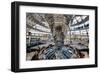 Inside the Dome of the Reichstag Building, Berlin, Germany-null-Framed Art Print