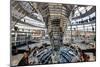 Inside the Dome of the Reichstag Building, Berlin, Germany-null-Mounted Art Print