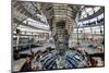 Inside the Dome of the Reichstag Building, Berlin, Germany-null-Mounted Art Print