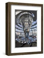 Inside the Dome of the Reichstag Building, Berlin, Germany-null-Framed Art Print