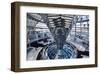 Inside the Dome of the Reichstag Building, Berlin, Germany-null-Framed Art Print