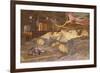 Inside the Dome of the Rock-Carl Friedrich Heinrich Werner-Framed Giclee Print