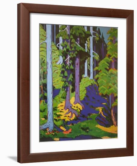 Inside the Forest, 1937-Ernst Ludwig Kirchner-Framed Art Print