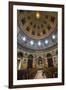 Inside the Frederik's Church, known as the Marble Church, Copenhagen, Denmark-Michael Runkel-Framed Photographic Print