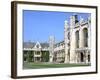 Inside the Great Court, Trinity College, Cambridge, Cambridgeshire-Peter Thompson-Framed Photographic Print