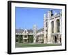 Inside the Great Court, Trinity College, Cambridge, Cambridgeshire-Peter Thompson-Framed Photographic Print