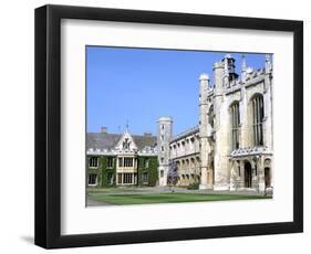 Inside the Great Court, Trinity College, Cambridge, Cambridgeshire-Peter Thompson-Framed Photographic Print