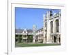 Inside the Great Court, Trinity College, Cambridge, Cambridgeshire-Peter Thompson-Framed Photographic Print
