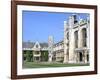 Inside the Great Court, Trinity College, Cambridge, Cambridgeshire-Peter Thompson-Framed Photographic Print