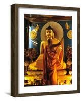 Inside the Mahabodhi Temple, Bodh Gaya (Bodhgaya), Gaya District, Bihar, India, Asia-Jochen Schlenker-Framed Photographic Print