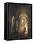 Inside the Monastery-Giovanni Migliara-Framed Stretched Canvas