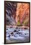 Inside The Narrows, Virgin River, Utah-Vincent James-Framed Photographic Print