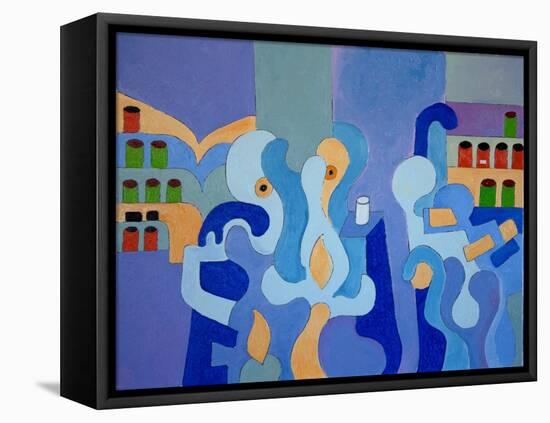 Inside the Pharmacy, 2009-Jan Groneberg-Framed Stretched Canvas