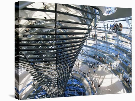 Inside the Reichstag, Berlin, Germany-Hans Peter Merten-Stretched Canvas