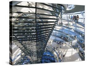 Inside the Reichstag, Berlin, Germany-Hans Peter Merten-Stretched Canvas