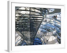 Inside the Reichstag, Berlin, Germany-Hans Peter Merten-Framed Photographic Print