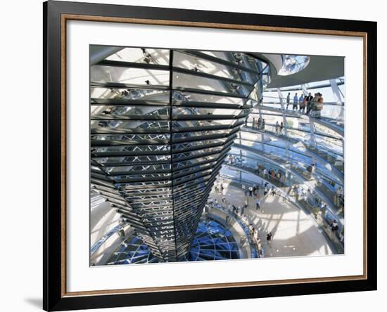 Inside the Reichstag, Berlin, Germany-Hans Peter Merten-Framed Photographic Print