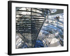 Inside the Reichstag, Berlin, Germany-Hans Peter Merten-Framed Photographic Print