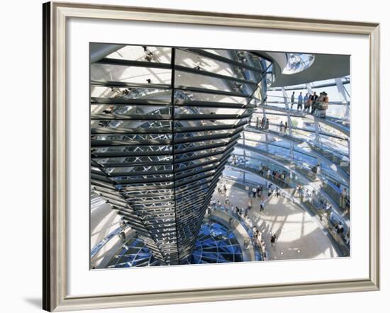 Inside the Reichstag, Berlin, Germany-Hans Peter Merten-Framed Photographic Print