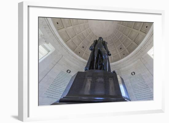 Inside the Rotunda at the Jefferson Memorial-Michael Nolan-Framed Photographic Print