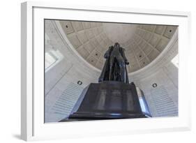 Inside the Rotunda at the Jefferson Memorial-Michael Nolan-Framed Photographic Print