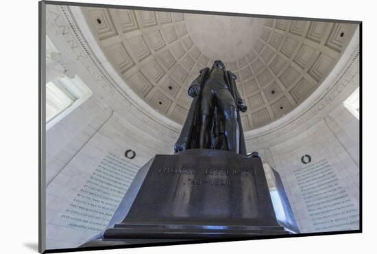 Inside the Rotunda at the Jefferson Memorial-Michael Nolan-Mounted Photographic Print