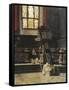 Inside the Sacristy with Monks-Giuseppe Antonio Orelli-Framed Stretched Canvas