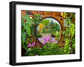 Inside the San Francisco Conservatory of Flowers, San Francisco, California, USA-Julie Eggers-Framed Photographic Print