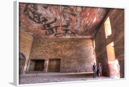 Inside the Urn Tomb, Royal Tombs, Petra, Jordan, Middle East-Richard Maschmeyer-Framed Photographic Print