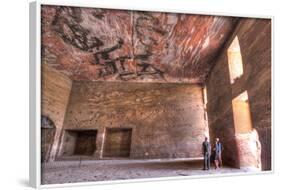 Inside the Urn Tomb, Royal Tombs, Petra, Jordan, Middle East-Richard Maschmeyer-Framed Photographic Print