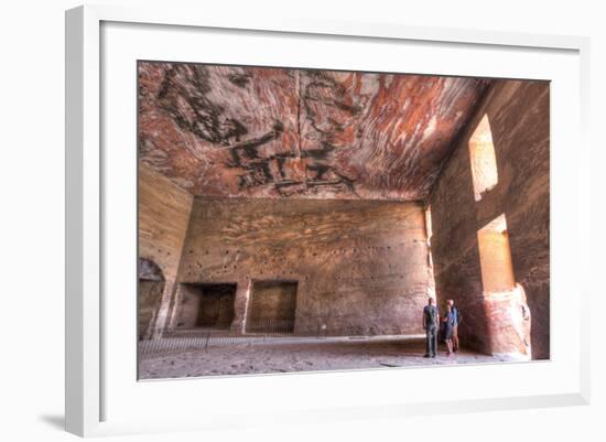 Inside the Urn Tomb, Royal Tombs, Petra, Jordan, Middle East-Richard Maschmeyer-Framed Photographic Print