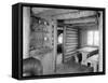 Inside View of Log Cabin-Philip Gendreau-Framed Stretched Canvas