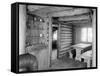 Inside View of Log Cabin-Philip Gendreau-Framed Stretched Canvas